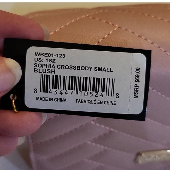 bebe Pink Crossbody Bag NWT - Picture 9 of 12